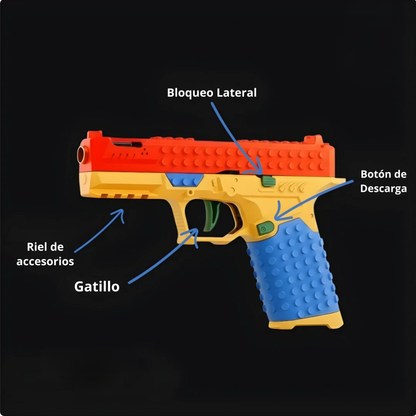 BLASTERSHOCK™ Pistola de Bloques - Bláster
