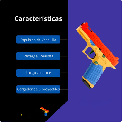 BLASTERSHOCK™ Pistola de Bloques - Bláster